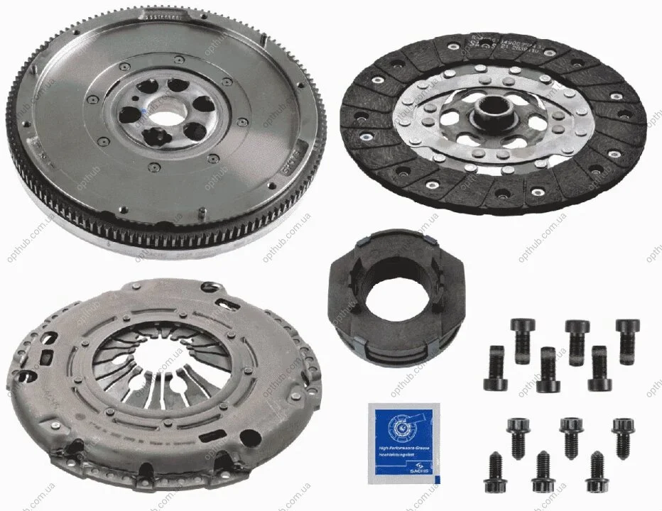 Комплект зчеплення з маховиком AUDI: A3 (8L1), TT (8N3), TT ROADSTER (8N9) ----------- SEAT: I -ua SACHS 2290 601 022 (фото 1)