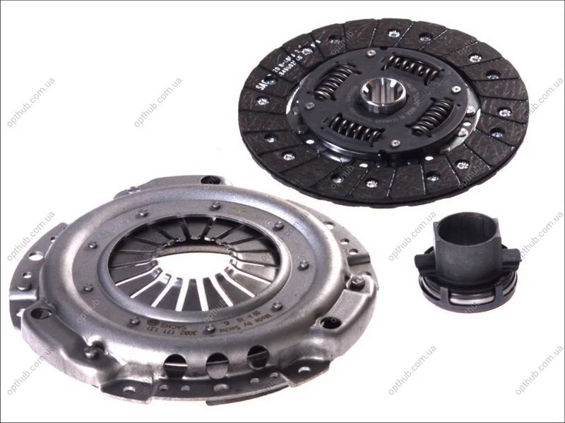 Комплект зчеплення BMW: 3 SERIES E30 1.6I, 1.8I, 3 SERIES E36 1.6I, 1.8I, 1.9I, 5 SERIES E34 1.8I -ua SACHS 3000 203 002 (фото 1)
