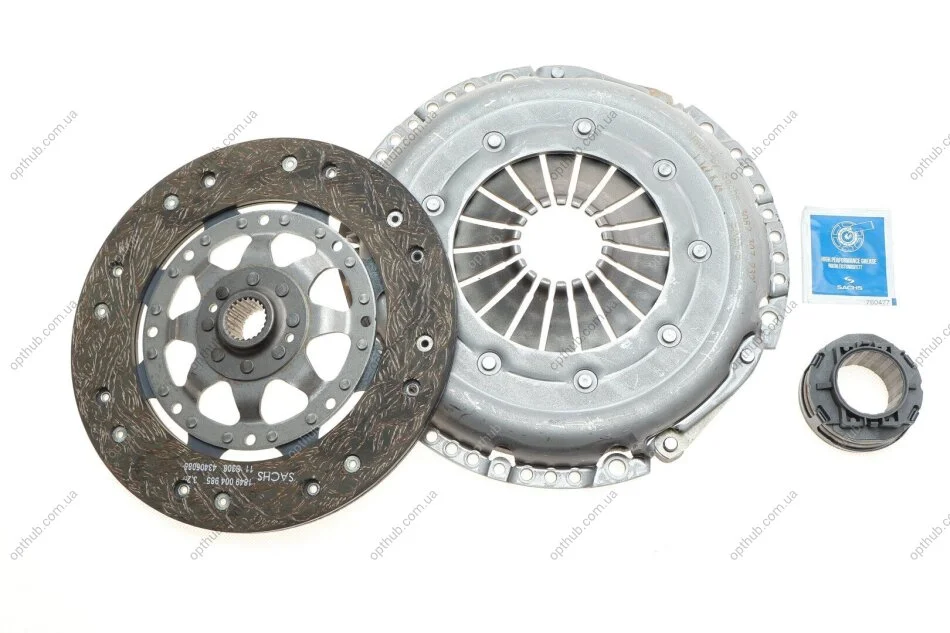 Комплект зчеплення AUDI, SEAT, SKODA, VW 1.8-1.8T-2.0 95-10 (Вир-во) SACHS 3000 951 210 (фото 1)