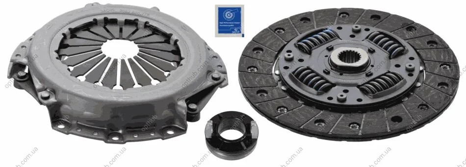 Комплект зчеплення HYUNDAI I20 1.4 08-, KIA RIO III 1.6CVVT 12-, SOUL 1.6 09- -ua SACHS 3000 951 485 (фото 1)
