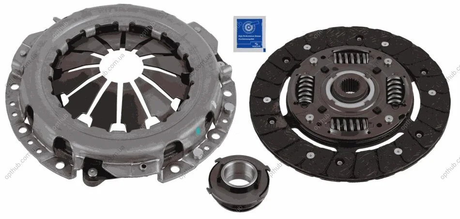 Комплект зчеплення HYUNDAI I10 I (PA), I20 I (PB, PBT)KIA PICANTO II (TA), RIO III (UB), RIO III -ua SACHS 3000 951 583 (фото 1)