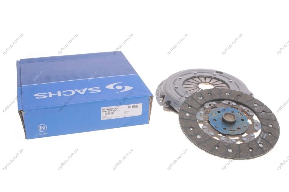 Комплект зчеплення FORD: FOCUS (2004>) 2.0TDCI, FOCUS C-MAX (03>07) 2.0TDCI/VOLVO: S40 (2004>) 2. -ua SACHS 3000 970 003 (фото 1)