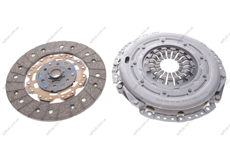 Зчеплення AUDI A3, SEAT LEON 2,0TDI 03- (Вир-во) SACHS 3000 970 062 (фото 1)