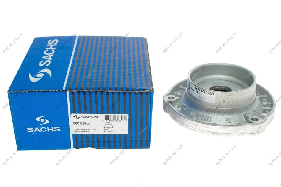 Опора амортизатора гумометалева BMW X3 (F25) 2010=> REAR -ua SACHS 802 636 (фото 1)