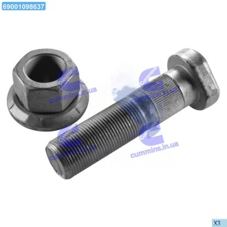 Шпилька 83xM22x1,5 колеса SAF с гайкой SAMPA 075.602