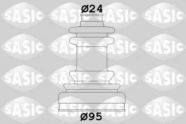 Пильовик ШРУС зовнішній FIAT Doblo Sasic SASIC 2933423 (фото 1)