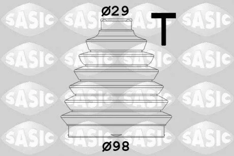 Комплект пильовика приводного валу. SASIC 2933983