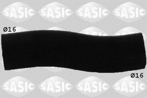 Шланг гумовий системи охолодження (16мм/16мм) AUDI A1 SEAT IBIZA IV, IBIZA IV SC VW CC B7, GOLF PLUS V, GOLF VI, PASSAT B6, PASSAT B7, POLO V, TIGUAN, TOURAN 1.4/1.4ALK/1.4CNG 02.06-07.18 SASIC 3406061 (фото 1)