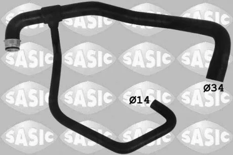 Патрубок радіатора нижний PSA Jumpy, 806, Expert Sasic SASIC SWH0478
