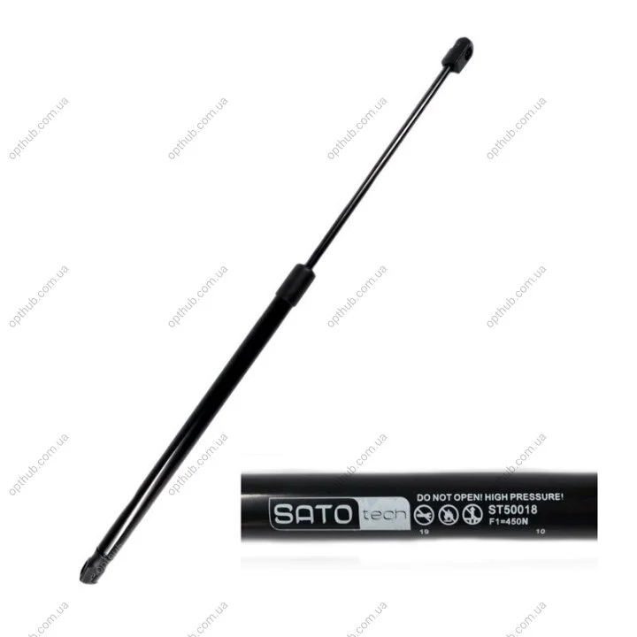 SATO Амортизатор багажника, F=450N, L=55.5см, H=21.8см SATO TECH ST50018 (фото 1)