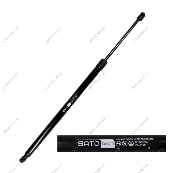 SATO Амортизатор багажника, F=510N, L=62.6см, H=18.4см SATO TECH ST50024 (фото 1)