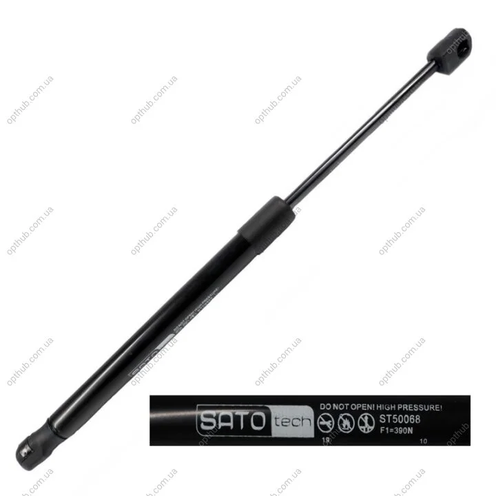 SATO Амортизатор багажника F=390N, L=37.5см, H=14.5см SATO TECH ST50068 (фото 1)
