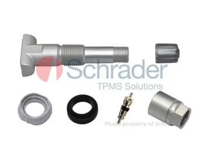Клапан датчика TPMS, алюмінієвий, EZ-Sensor 1.0 / Eu-Pro Hybrid 3,5, Schrader GEN Delta, затискач (регульований кут), Schrader 5056 (фото 1)