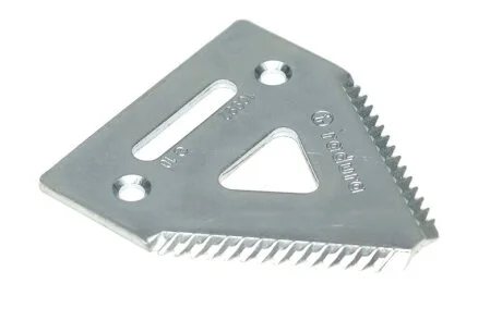 Сегмент ножа жатки JD 900R/F 83,4х76х O6/52,3мм. велика насічка 14 зубів(H207930,H160251,H168316)(Schum Schumacher 10992.03