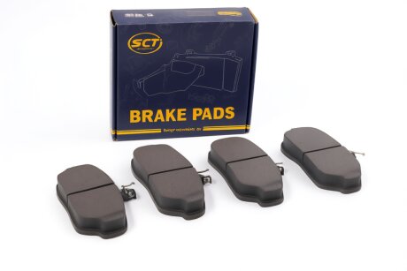 Колодка гальмівна Газель, Волга (компл.4шт) "Profi" (вироб-во SCT) SCT Germany SP 187 PR