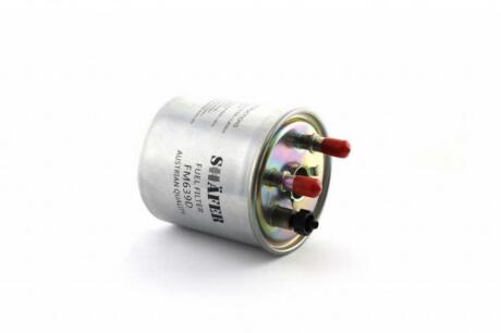 Фільтр паливний Renault Kangoo, Laguna III, Latitude, 1.5D-3.0D, 07- (c датчиком води нижнім) SHAFER FM639D