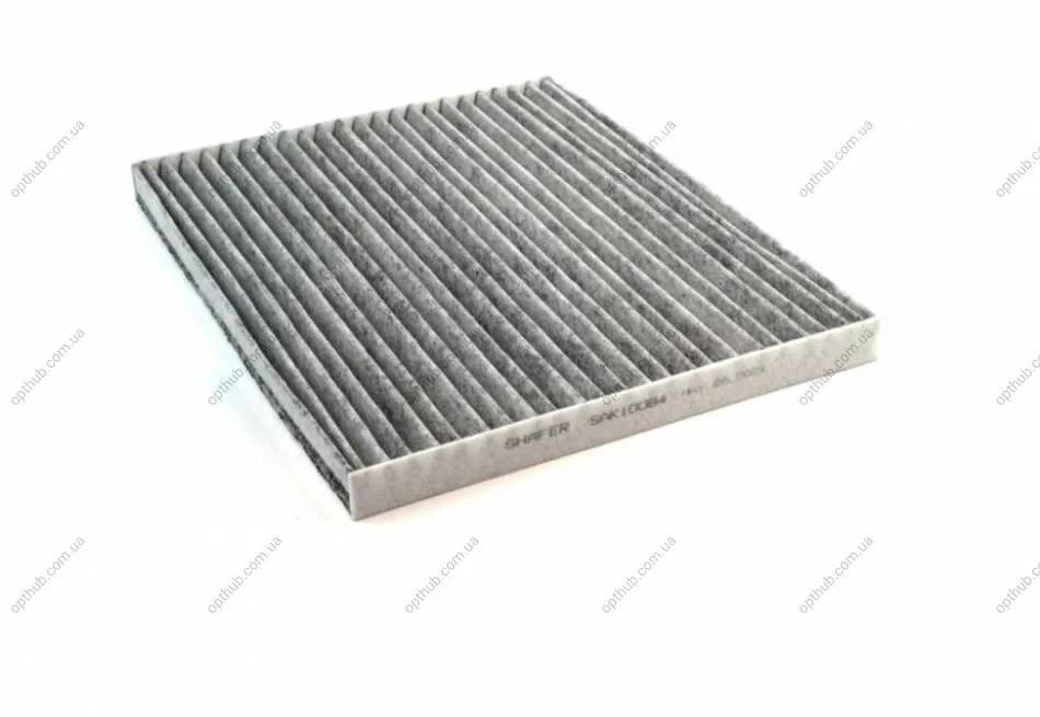 Фільтр салонний Ford Fusion (14-20), Edge (15-22), Lincoln Continental (17-21), MKX (16-18), MKZ (13-20), MKX (16-18), Nautilus (19-20), вугільний, (USA) SHAFER SAK10084 (фото 1)