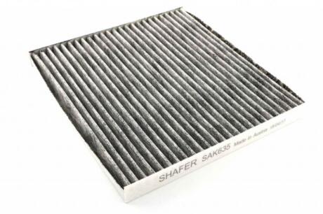 Фільтр салонний Nissan Micra (10-20), Note (13-), Versa (14-20), Chevrolet City Express (18-20), ву SHAFER SAK635