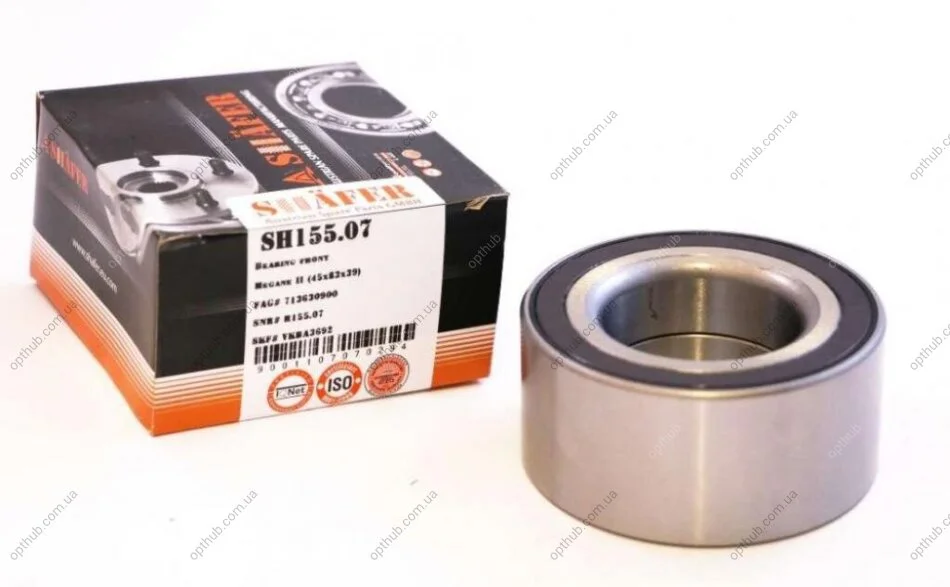 Підшипник передні Renault Laguna III, Megane II, Kangoo, 08-, ABS+ SHAFER SH15507 (фото 1)