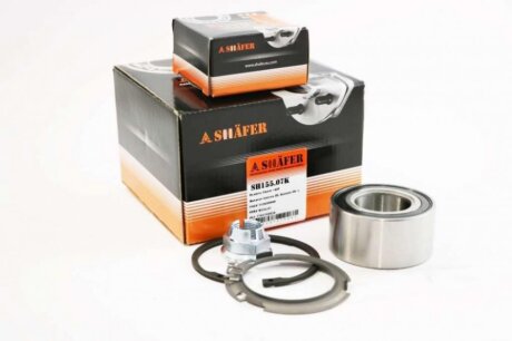 Підшипник передній Renault Laguna III, Megane II, Kangoo, 08-, (39x45x83), ABS, монт. ккт. SHAFER SH15507K