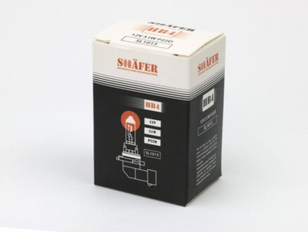 Лампа галогенова HB4 12V 55W P22D SHAFER SL1015