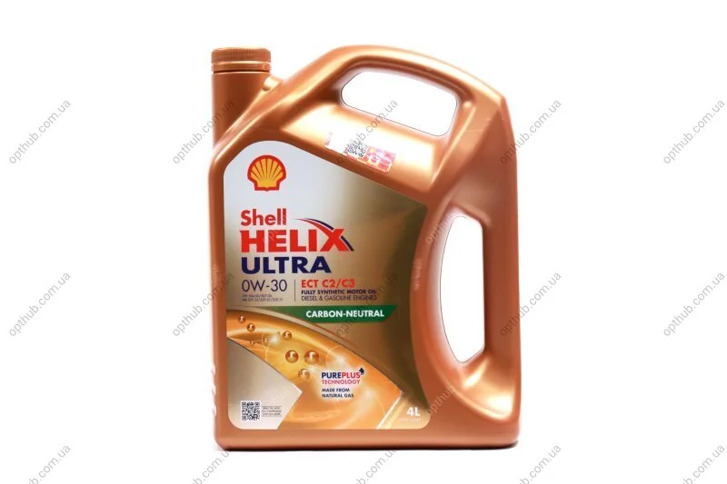 Масла моторные Helix Ultra ECT C2/C3 0W-30 (Канистра 4л) SHELL 550046306 (фото 1)