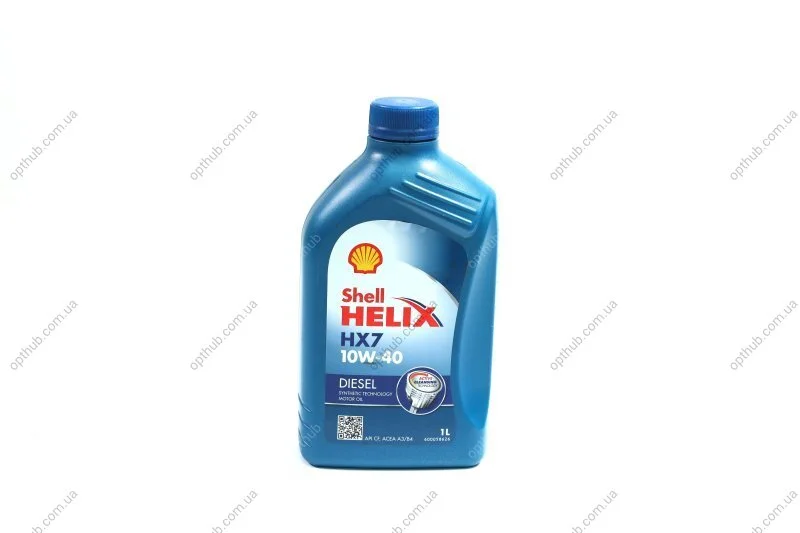 Масла моторные Helix Diesel HX7 SAE 10W-40 (Канистра 1л) SHELL 550046646 (фото 1)
