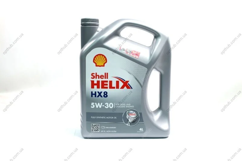 Масла моторные Helix HX8 SAE 5W-30 (Канистра 4л)) SHELL 550052835 (фото 1)