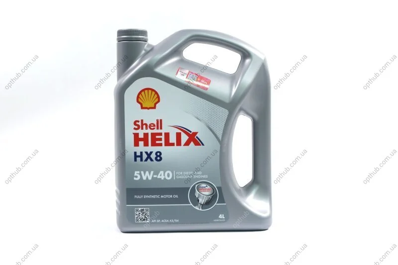 Масла моторные Helix HX8 SAE 5W-40 (Канистра 4л)) SHELL 550070336 (фото 1)