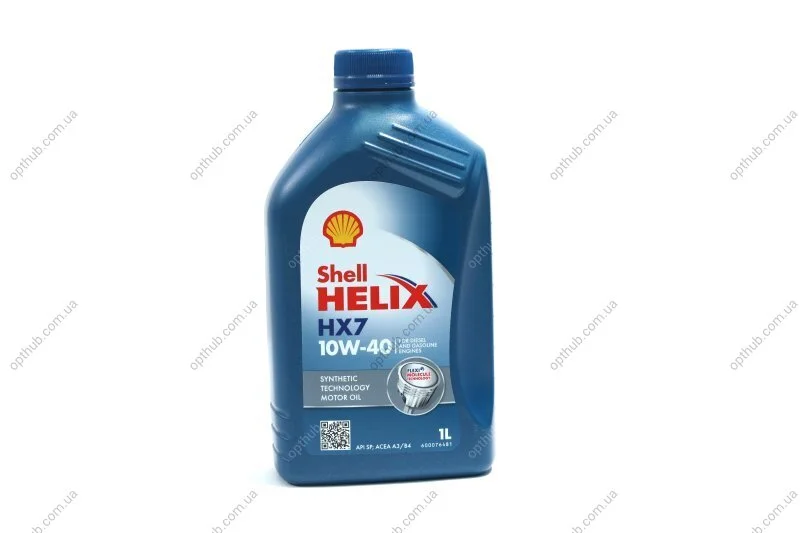 Масла моторные Helix HX7 SAE 10W-40 (Канистра 1л) SHELL 550070412 (фото 1)