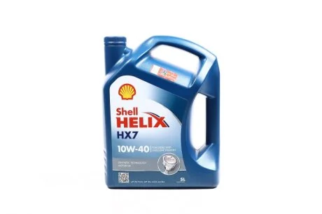 Масла моторные Helix HX7 SAE 10W-40 (Канистра 5л) SHELL 550070413