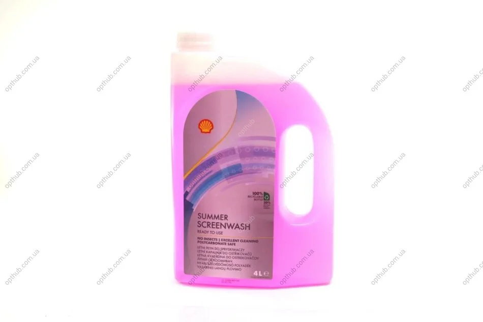 Омыватель стекла летний Summer Screenwash (ready) 4л SHELL AS37A (фото 1)