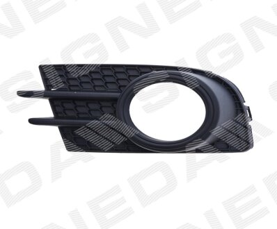 Решітка в бампер на VW Tiguan 2011-2016 Signeda PVG99206CAR