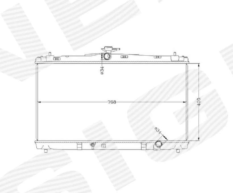 Радіатор на Toyota Camry (XV50), 12 - 14 Signeda RA37192A (фото 1)