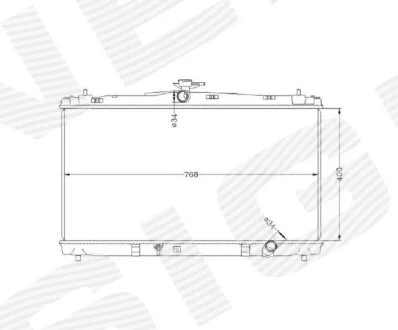 Радіатор на Toyota Camry (XV50), 12 - 14 Signeda RA37192A