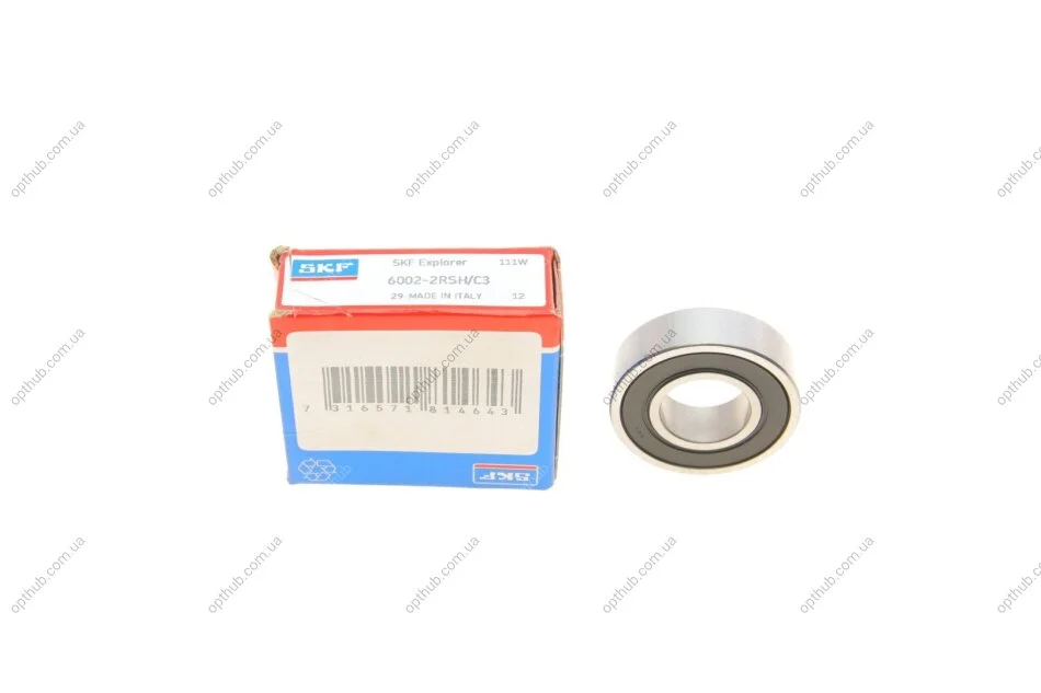 Підшипник (15x32x9) (opt-om) SKF 6002-2RSH/C3 (фото 1)