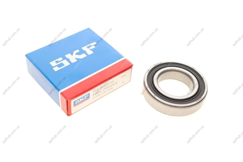 ПІДШИПНИК КУЛЬКОВИЙ (30X55X13) (вир-во) SKF 6006-2RS1/C3 (фото 1)
