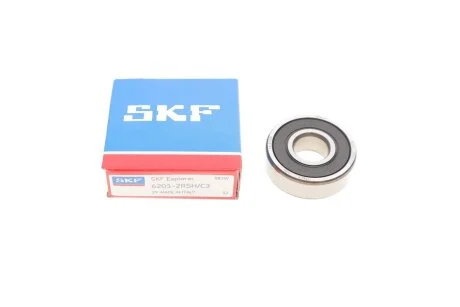 Подшипник шариковый d>30 ПОДШИПНИК ШАРИКОВЫЙ 140081 (12X32X10) IT SKF 6201-2RSH/C3