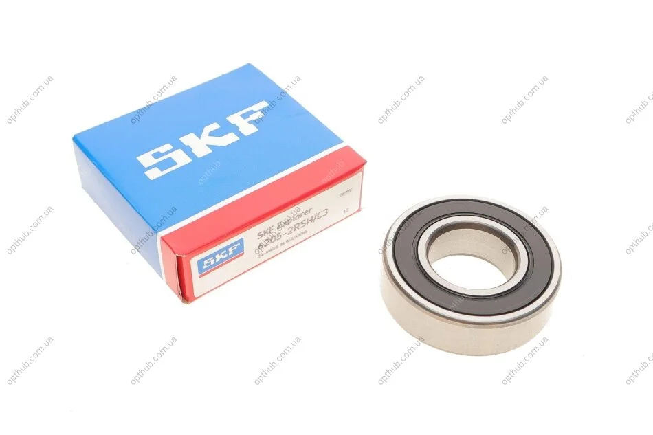 Підшипник (25x52x15) (opt-om) SKF 6205-2RSH/C3 (фото 1)