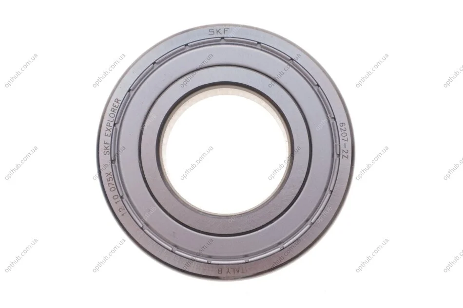 Підшипник кульковий d>30 ПІДШИПНИК КУЛЬКОВИЙ 6207-2 35X72X17 IT -ua SKF 6207-2Z (фото 1)