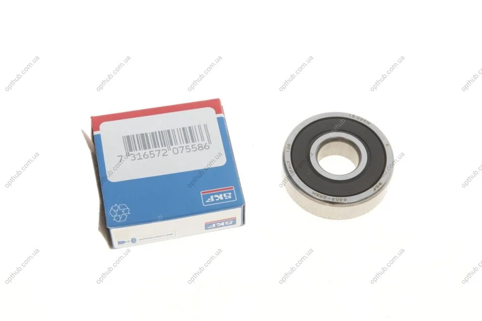 Підшипник (17x47x14) (opt-om) SKF 6303-2RSH (фото 1)