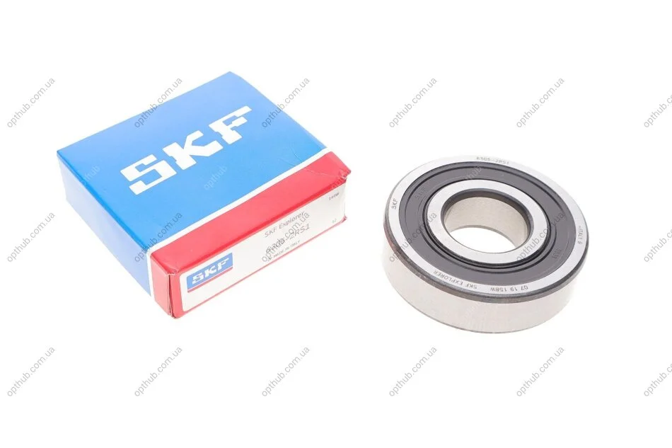 Підшипник кульковий 6305 2RS1 (25х62х17) SKF 6305-2RS1 (фото 1)
