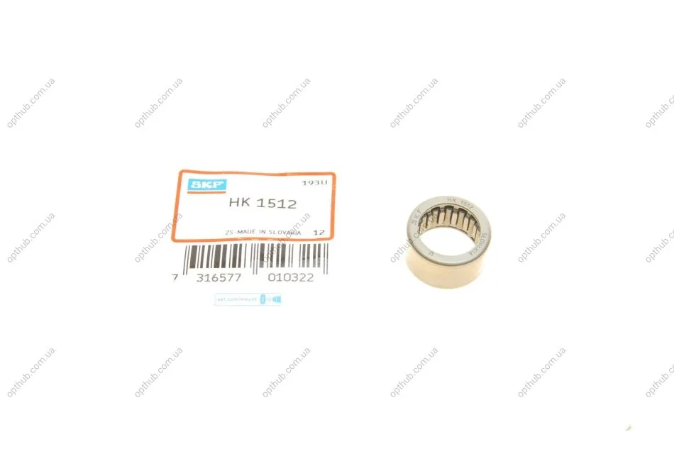 Підшипник голчастий 140495 (15X21X12) DE HK1512-ua SKF HK 1512 (фото 1)