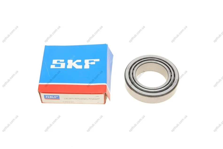 Підшипник роликовий конічний VW 38.1X65.088X18.034MM -ua SKF LM 29749/710/QCL7CVA607 (фото 1)