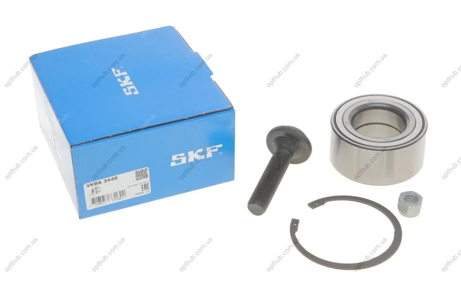 Підшипник маточини (передньої/задньої) VW Sharan 95-10 (43x80x38) UA63 SKF VKBA 3449 (фото 1)