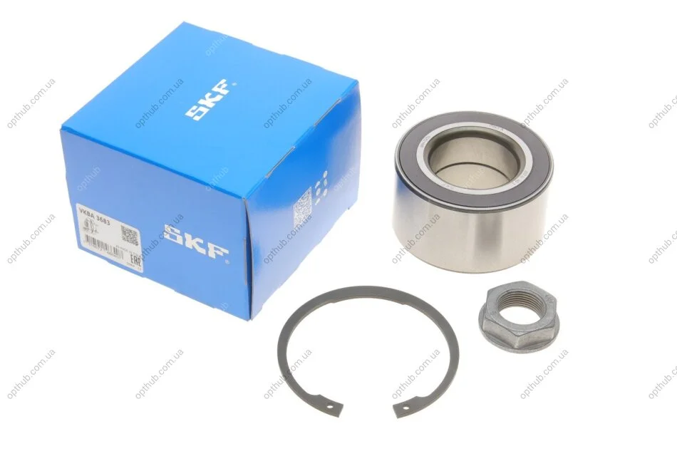 Підшипник маточини (передньої) Citroen C4/C5/C6 05-/Peugeot 407/607/308/508 11- (45x83x44)(+ABS UA63 SKF VKBA 3683 (фото 1)