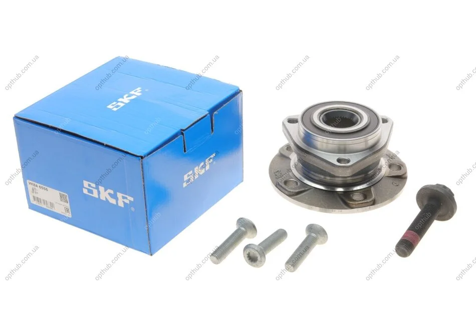 Підшипник маточини AUDI, SEAT, SKODA, VW перед. міст (Вир-во) SKF VKBA 6556 (фото 1)