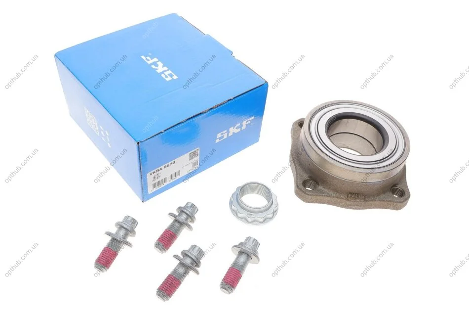 Підшипник маточини з елементами монтажу BMW 5 (F10-11), 7 (F01-04) 10- REAR -ua SKF VKBA 6670 (фото 1)