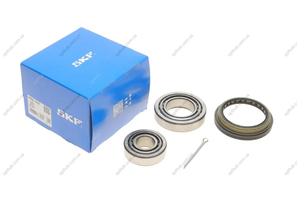 Підшипник маточини (передньої) Nissan Navara/Pick Up 2.4i/2.5 D 98- UA63 SKF VKBA 7474 (фото 1)