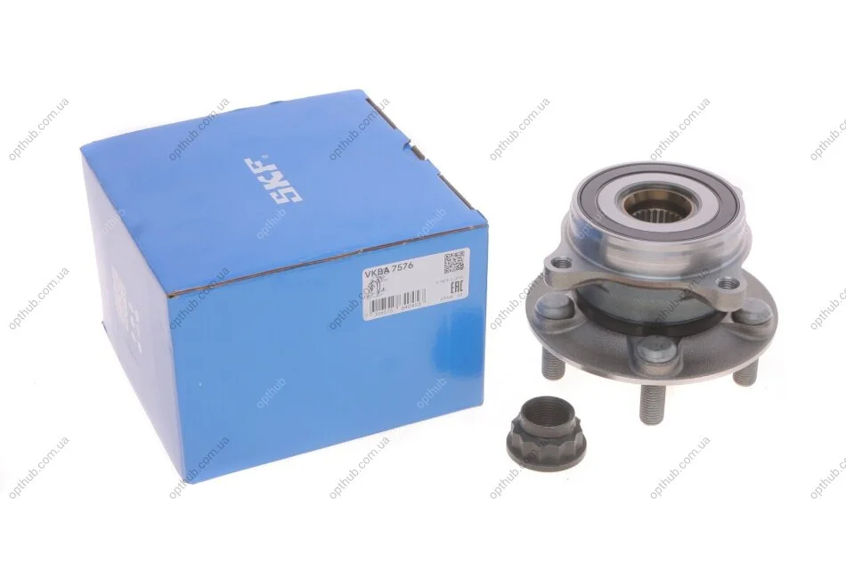 Підшипник маточини (передньої) Toyota Prius 1.8 Hybrid 08- (55.10x124.90x47.30) (opt-om) SKF VKBA 7576 (фото 1)